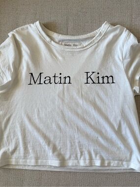 Matin Kim baby tee